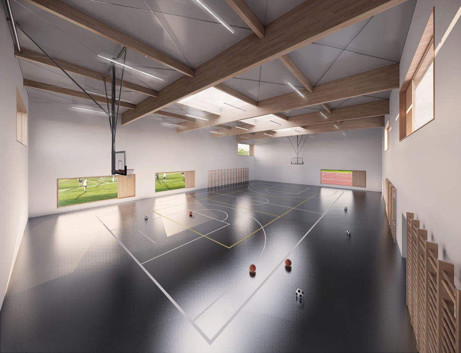 Liceum w Wesołej projektu plus3-architekci