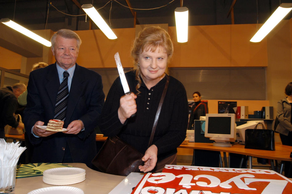 Stanisława Celińska z rodziną