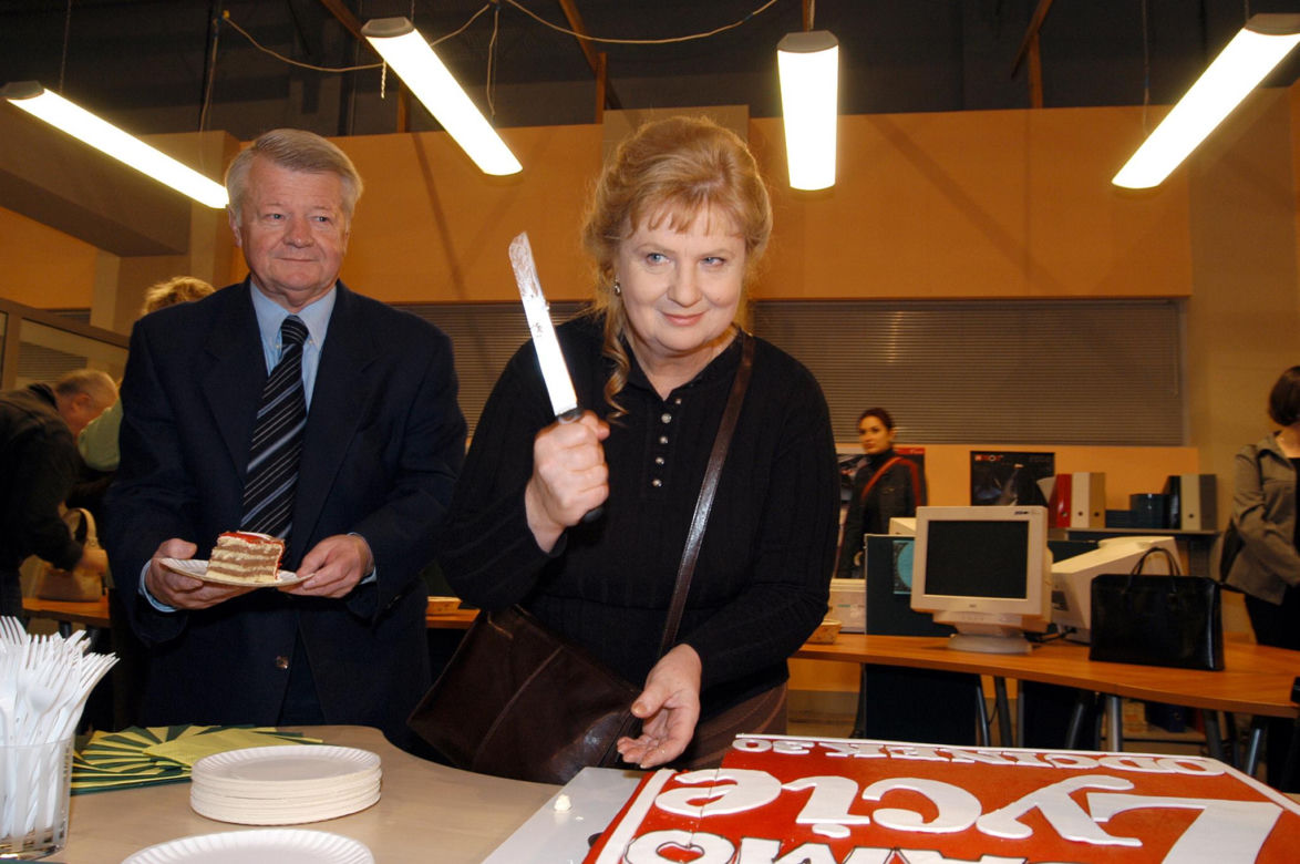 Stanisława Celińska z rodziną