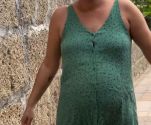 Olga Frycz z rodziną na wakacjach