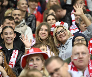 Tłumy kibiców na PGE Narodowym w Warszawie. Polska-Bośnia [ZDJĘCIA]