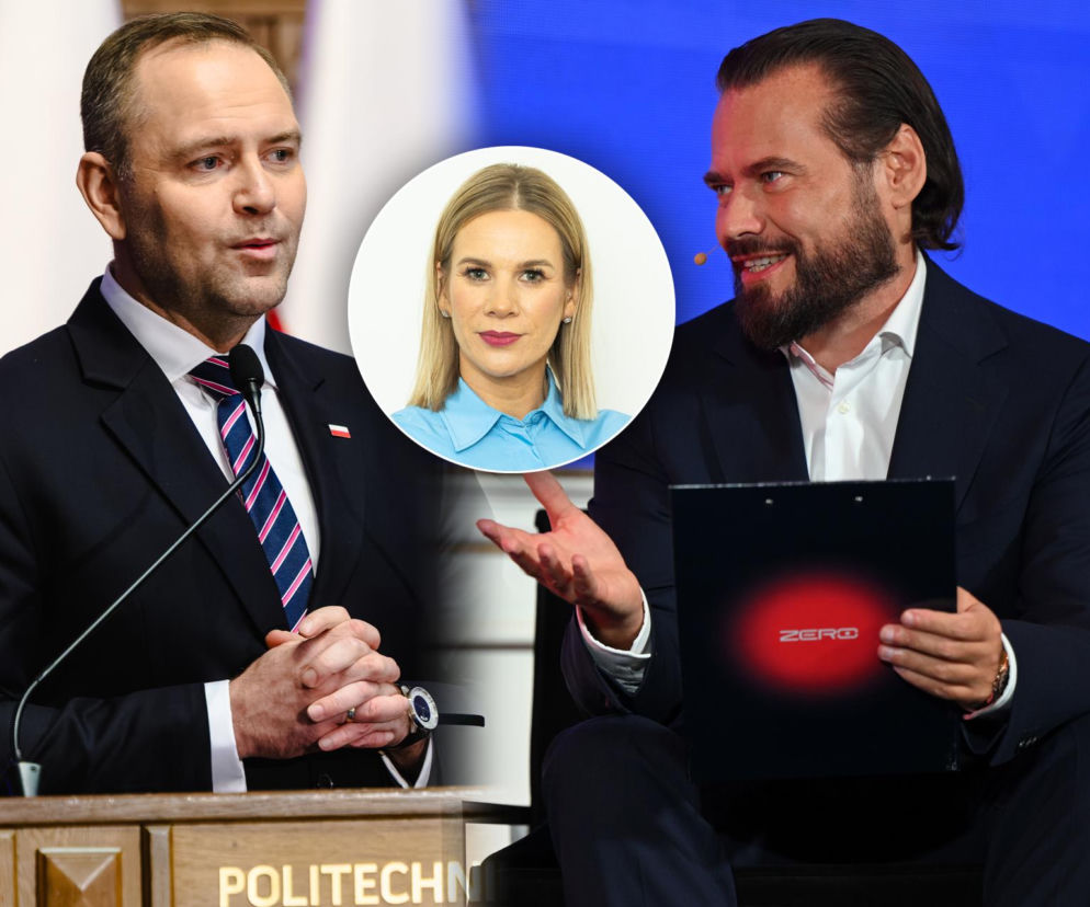 Pilny telefon od żony Nawrockiego. Prowadzący przerwał program na żywo