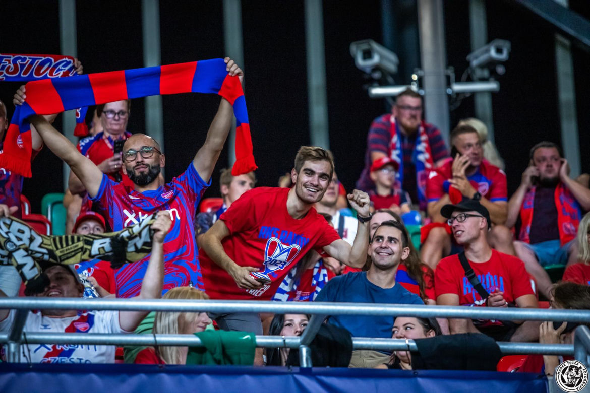 Raków Częstochowa - FC Kopenhaga Zdjęcia kibiców