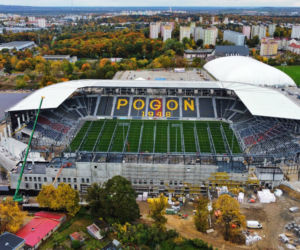 Budowa stadionu w Szczecinie - październik 2021