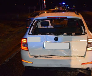 Pijany kierowca staranował ciężarówką kilka aut... i radiowóz!