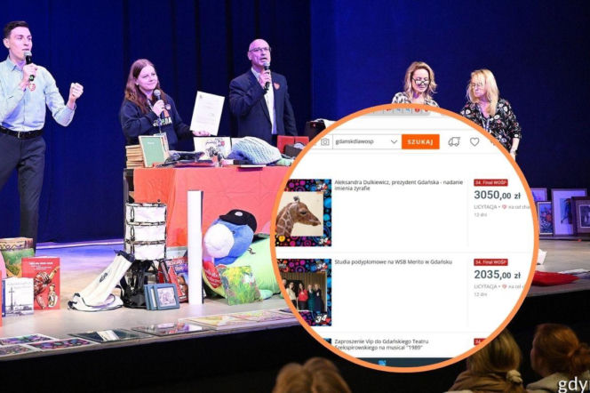 Od nadawania imienia żyrafie po udział w szkoleniu psów policyjnych. Te trójmiejskie aukcje WOŚP to prawdziwe perełki!