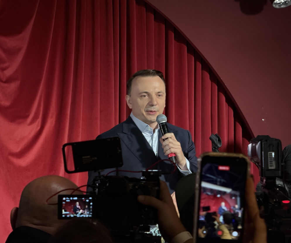 Euforia u Łukasza Gibały. Kandydat komentuje sondażowe wyniki wyborów w Krakowie