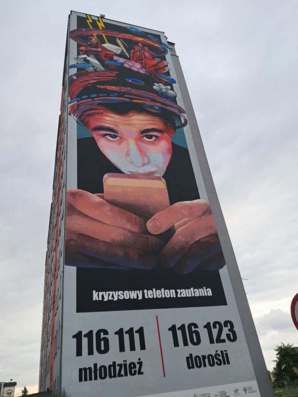 Ogromny mural w Skarżysku-Kamiennej