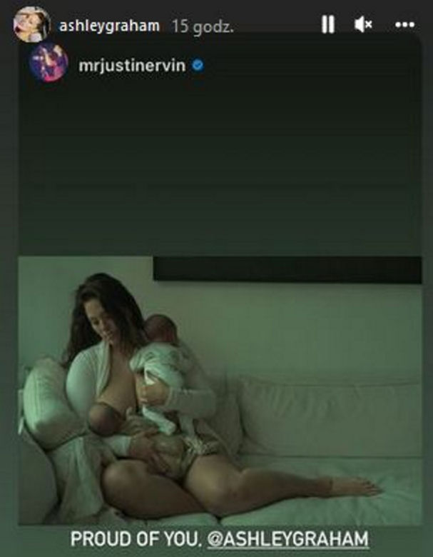 Ashley Graham urodziła bliźnięta. Pokazuje piękne zdjęcie i zdradza imiona maluchów