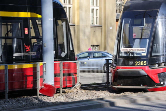 Wykolejenie tramwaju w centrum Łodzi. Są ranni