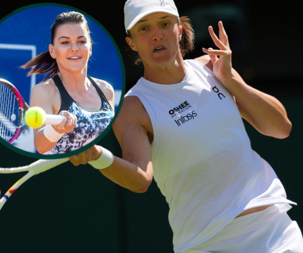 Wspólny trening Igi Świątek i Agnieszki Radwańskiej na Wimbledonie. Obie powalczą w Londynie