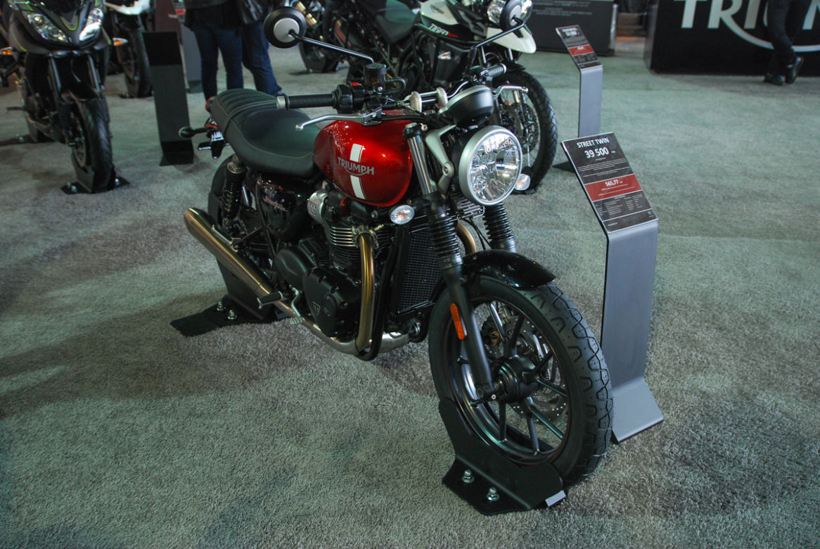 Motocykle Triumph na Targach Poznań Motor Show 2017