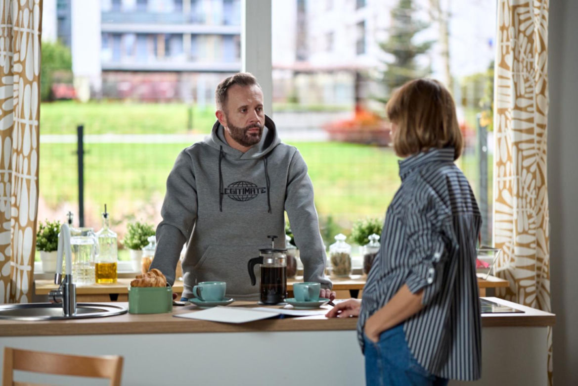 Na Wspólnej odc. 3975. Kuba (Przemysław Cypryański), Iga (Lidia Sadowa)