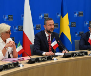 wicepremier - minister obrony narodowej Władysław Kosiniak-Kamysz wziął udział w spotkaniu ministrów obrony NATO w Brukseli