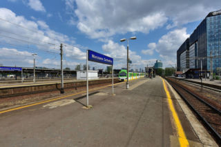 Perony dworca Warszawa Zachodnia przed przebudową