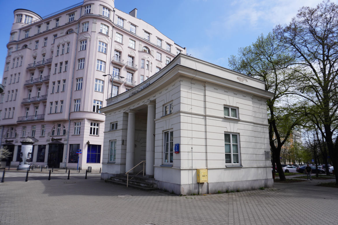 Budynki Rogatek Mokotowskich na pograniczu Mokotowa i Śródmieścia w Warszawie