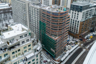 Apartamentowiec Flare przy Grzybowskiej 6A w Warszawie