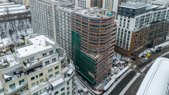 Apartamentowiec Flare przy Grzybowskiej 6A w Warszawie