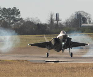 Ósmy polski F-35 w Ebbing. Amerykanie pokazali zdjęcia myśliwca