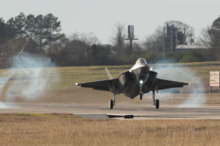 Ósmy polski F-35 w Ebbing. Amerykanie pokazali zdjęcia myśliwca