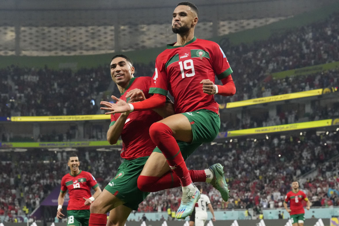 Youssef En-Nesyri. Skoczył na 278 cm przy golu