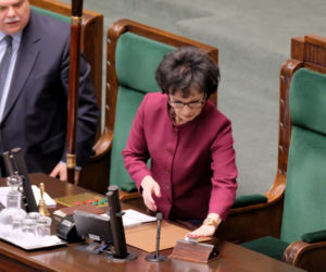 Pani marszałek Elżbieta Witek w sejmie