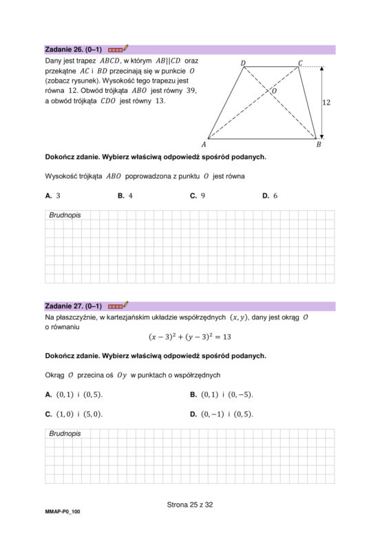 Matura próbna CKE: matematyka