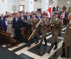 Agata Duda na obchodach Święta Wojska Polskiego w Katowicach