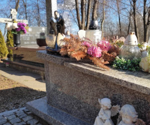 Grób zagłodzonej Madzi P. z Brzeznej 