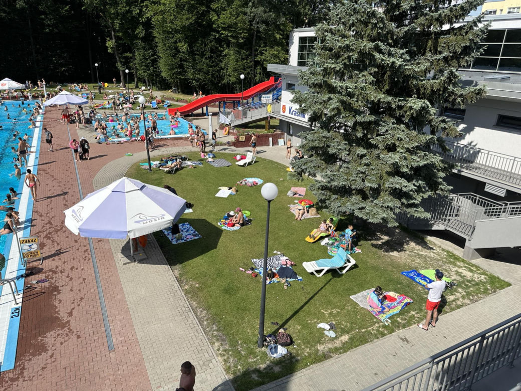 Odkryty basen w Kraśniku