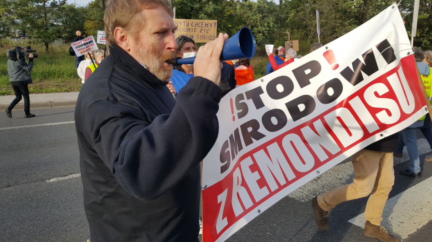 Mieszkańcy Siernieczka zablokowali ul. Fordońską