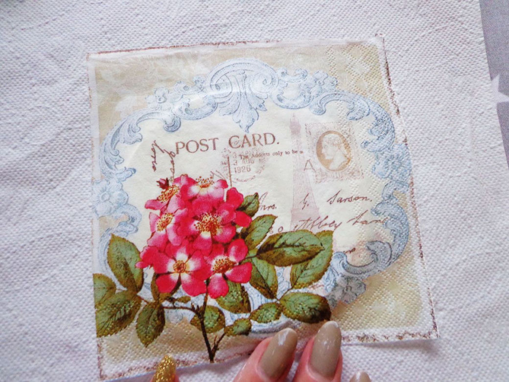 Podkładki pod kubek decoupage na żelazko