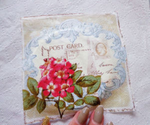 Podkładki pod kubek decoupage na żelazko