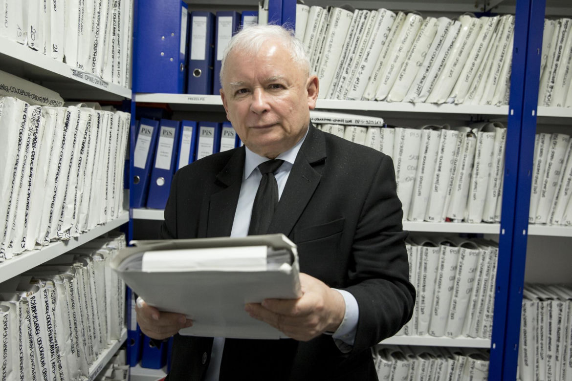 Tak wygląda gabinet Jarosława Kaczyńskiego