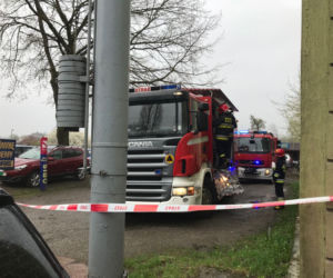 Akcja strażaków na ul. Kolumba