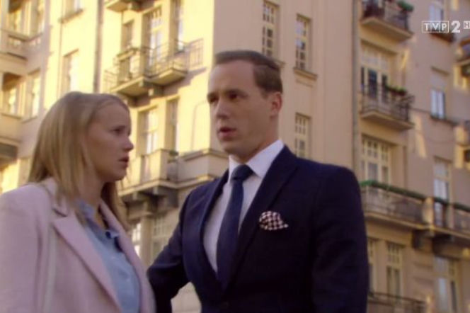 O mnie się nie martw 5 sezon odcinek 6 Iga (Joanna Kulig) Marcin (Stefan Pawłowski)