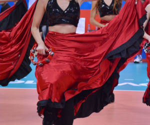 Cheerleaderki na Final Six w Tauron Arenie Kraków [GALERIA ZDJĘĆ]
