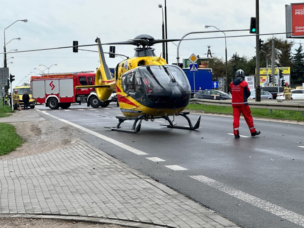 Wypadek w Jankach