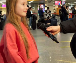 Marianna Kłos leci na Eurowizję Junior. Tak wyglądało pożegnanie na lotnisku!