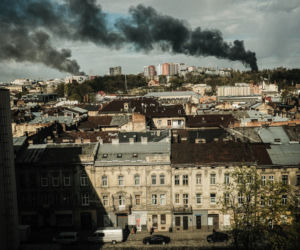 Ukraina. Atak rakietowy na Lwów