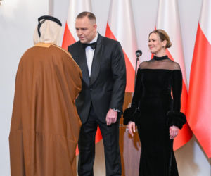 Nawroccy zadali szyku na spotkaniu z Korpusem Dyplomatycznym