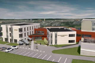 Rozbudowa Zespołu Szkół Ekonomicznych w Kielcach. Wizualizacje
