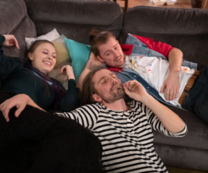 Na Wspólnej odc. 3100. Dawid (Daniel Mosior), Daria (Patrycja Topajew), Adam (Marcin Rogacewicz)