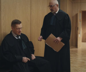 M jak miłość, odcinek 1940. Piotrek (Marcin Mroczek), Adam Werner (Jacek Kopczyński)