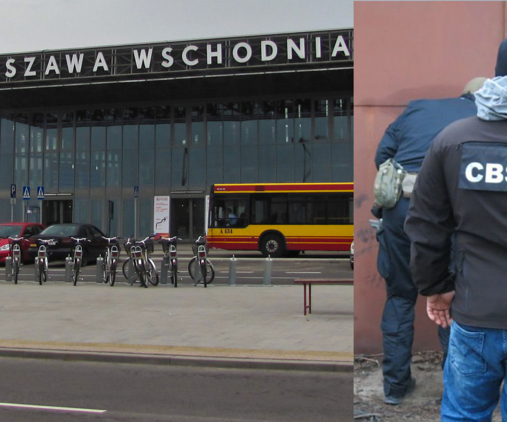 Spektakularna akcja CBŚP na Dworcu Wschodnim