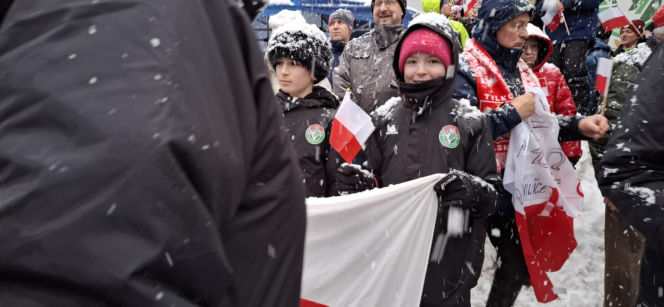 Powitanie Kacpra Tomasiaka w Bystrej 18.02.2026