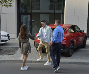 Robert Lewandowski w restauracji Nine's
