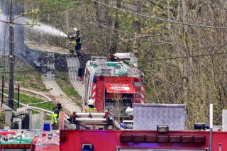 Śmiertelny pożar w Beskidach. Budynek obrócony w ruinę
