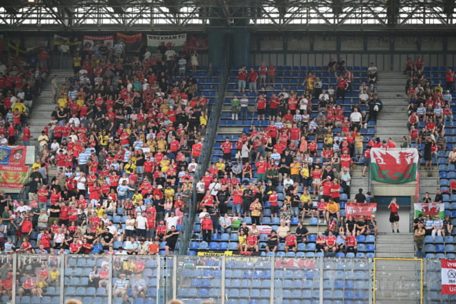 Wisła Kraków - Wrexham. Kibice