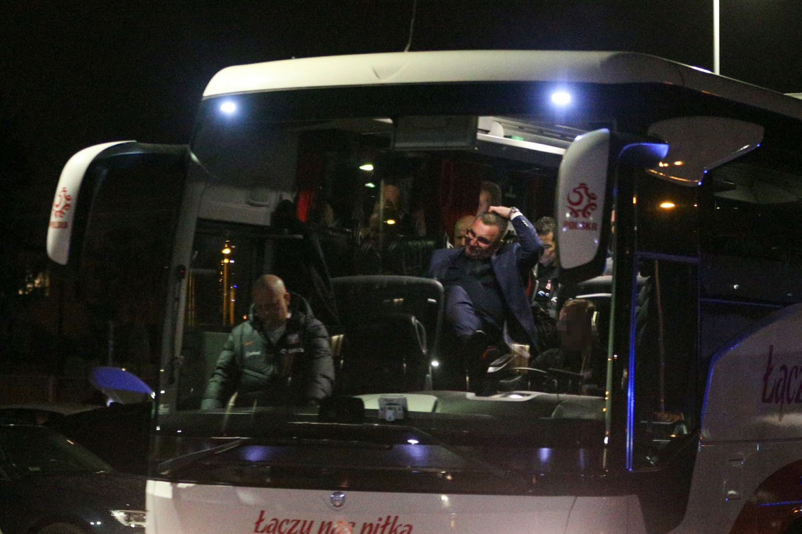 Kadra wróciła do hotelu po meczu z Chile